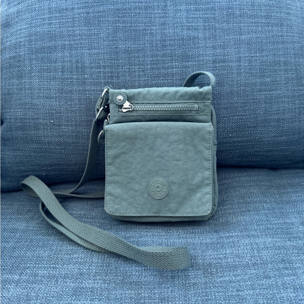 Kipling Green/Blue Messenger Bag